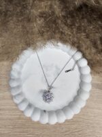 Circle strass necklace - Image 4