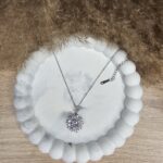 Circle strass necklace