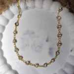 Glass heart necklace