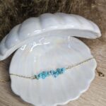 Sky pebble bracelet
