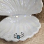 Turquoise moon ring - Image 2