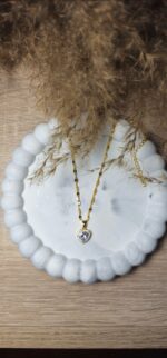 Diamond heart necklace - Image 2