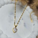 Diamond heart necklace