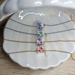 Cube flower anklet